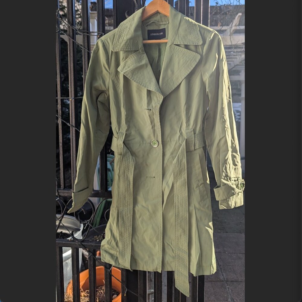 London Fog belted trench coat